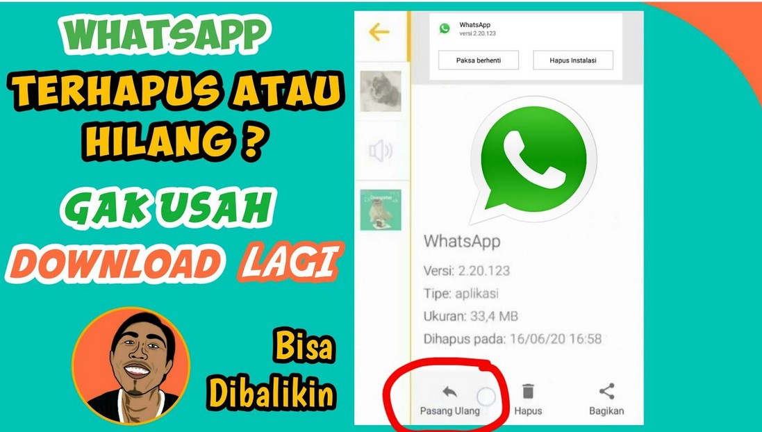 Cara Mengembalikan Aplikasi WhatsApp