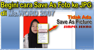 Cara Edit Foto di Word 2007