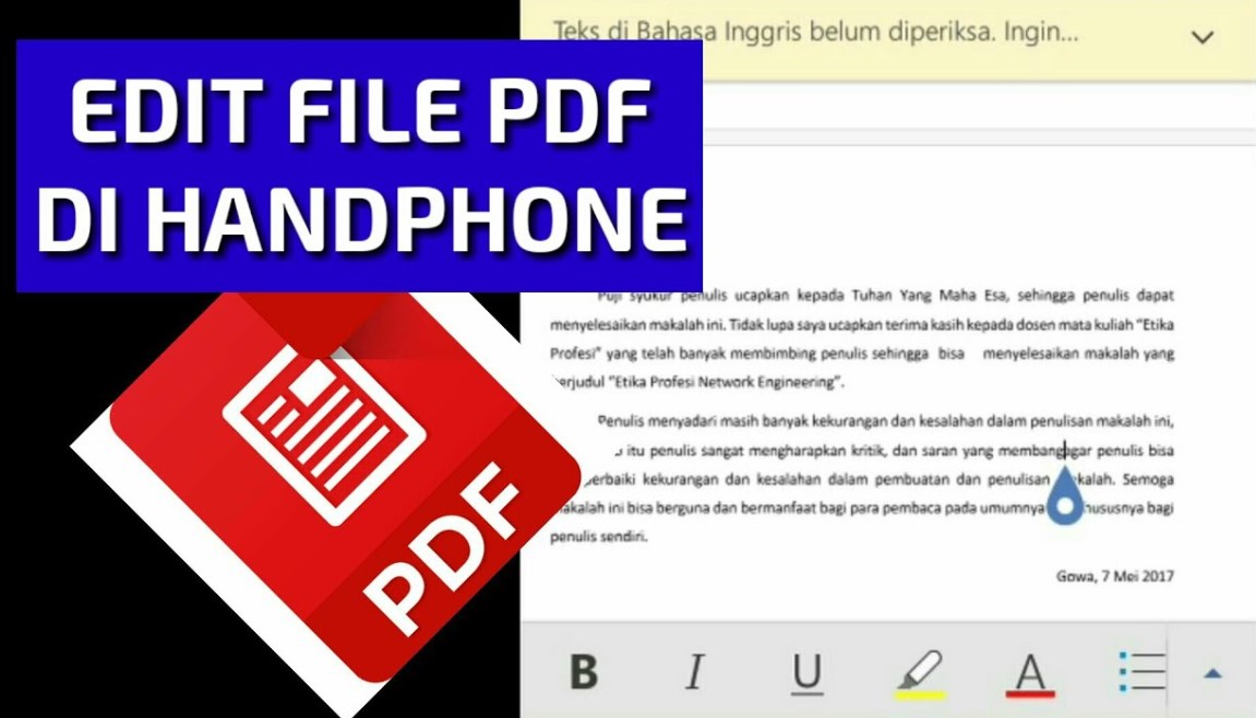 Cara Edit Tulisan di PDF