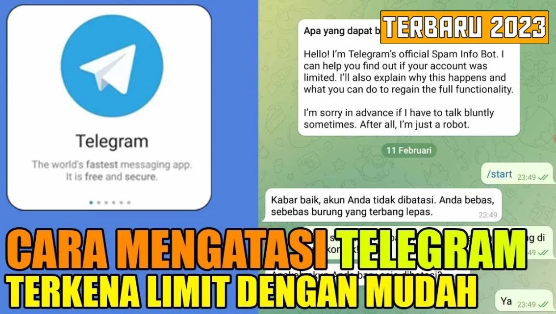 Cara Buka Spam Telegram