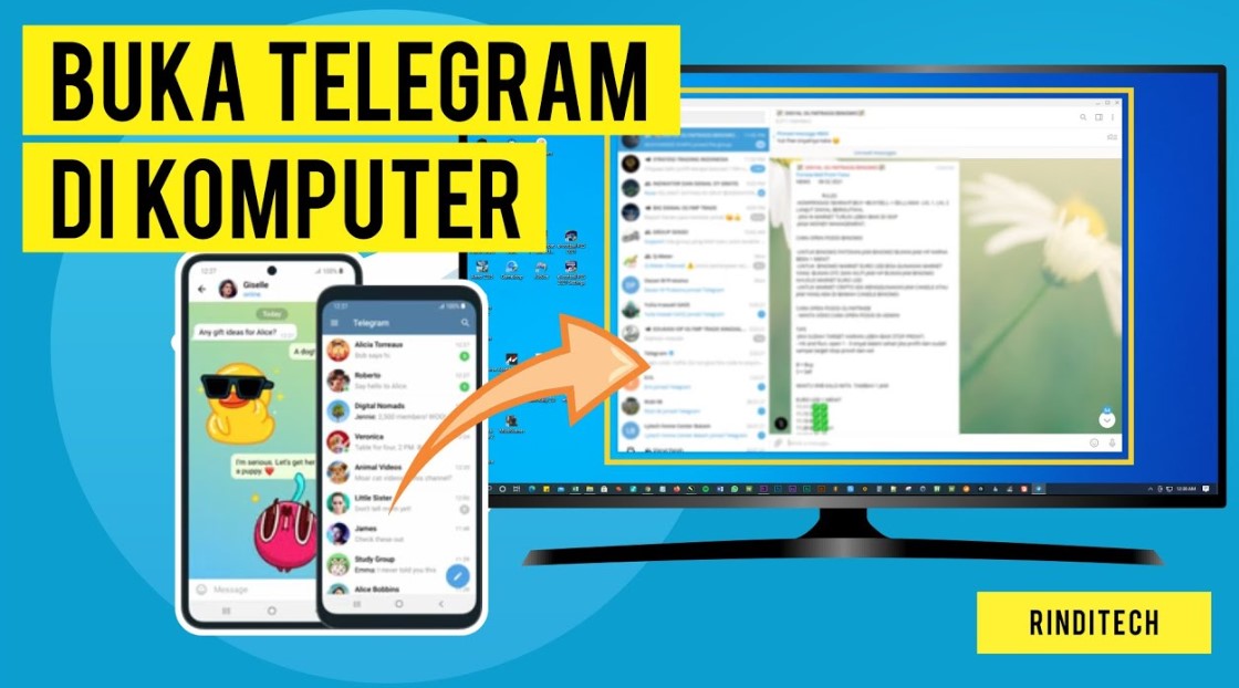 Cara Buka Telegram di Laptop