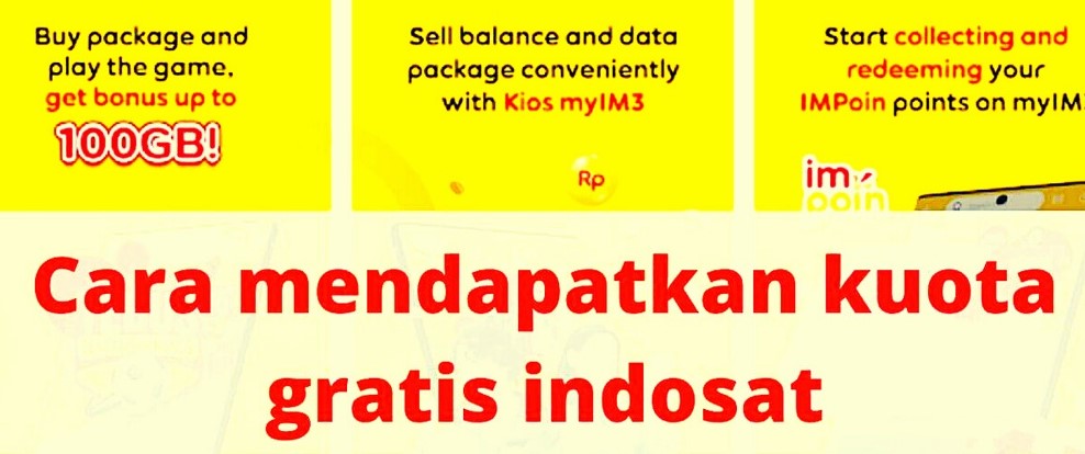 Cara Mendapatkan Gratis Kuota Indosat